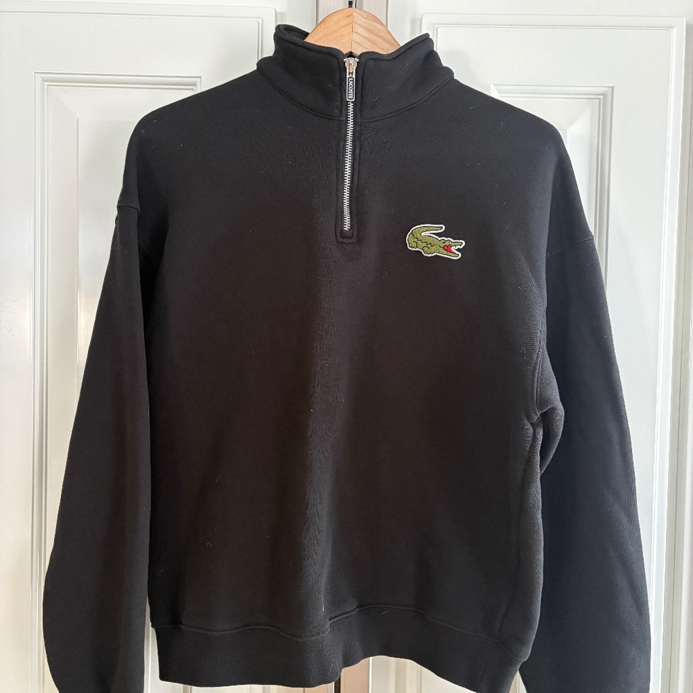 LaCoste Pullover Half Zip, Unisex S Like New